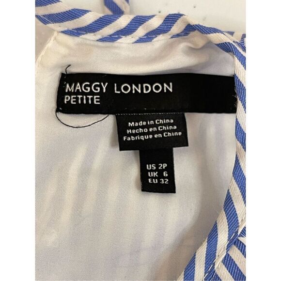 Maggy London petite women’s sundress size 2P embroidered - Picture 6 of 6